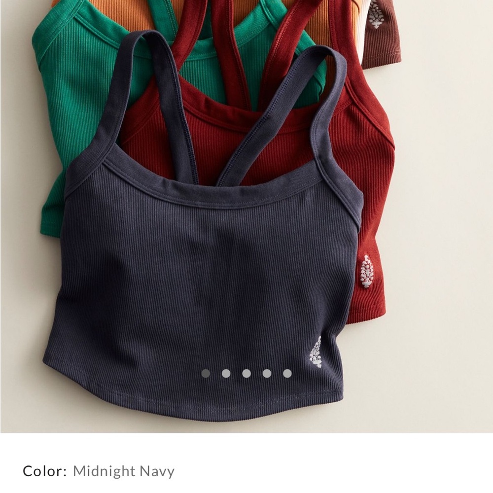 FP Movement All Clear Solid Cami, M/L Navy